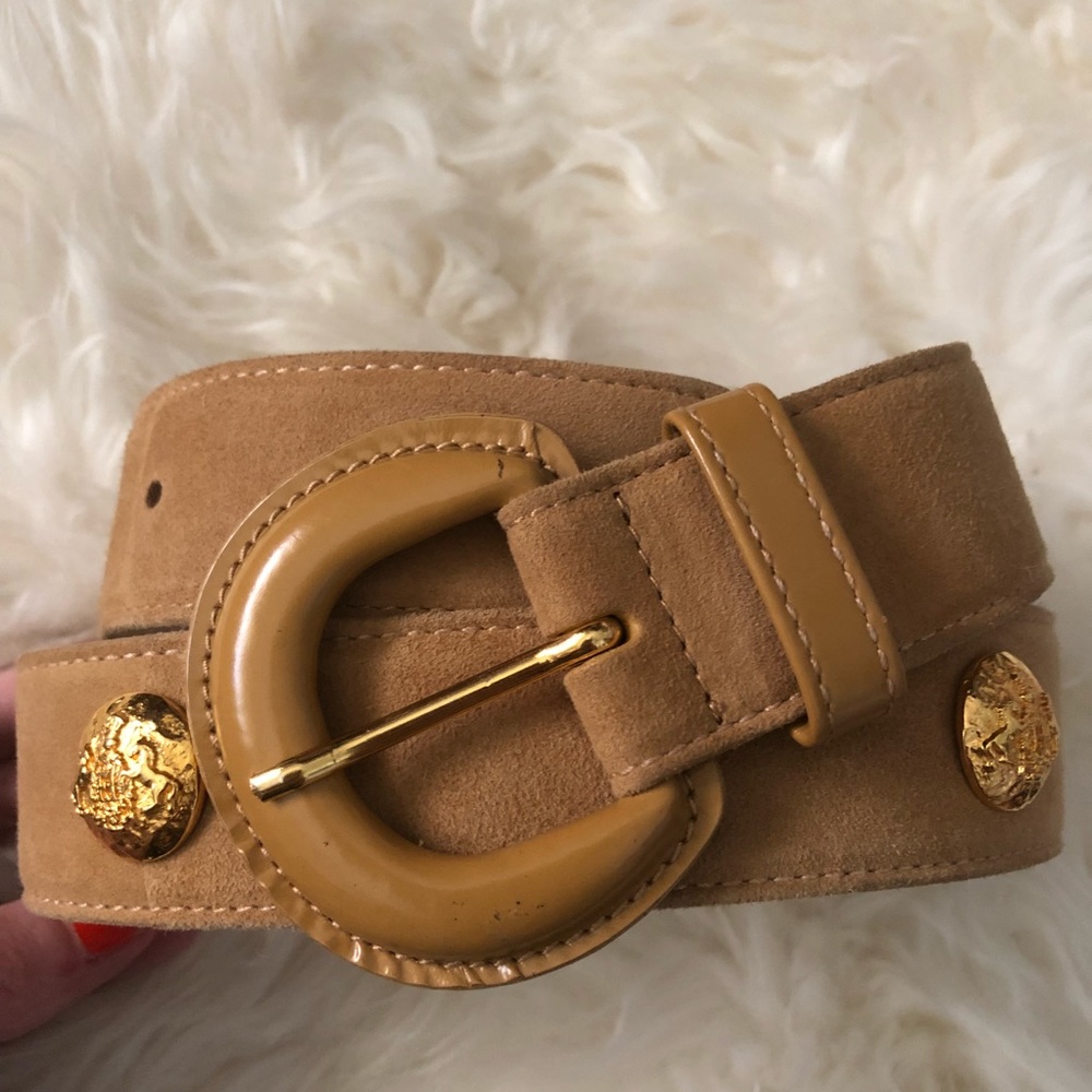 Escada suede/leather belt
